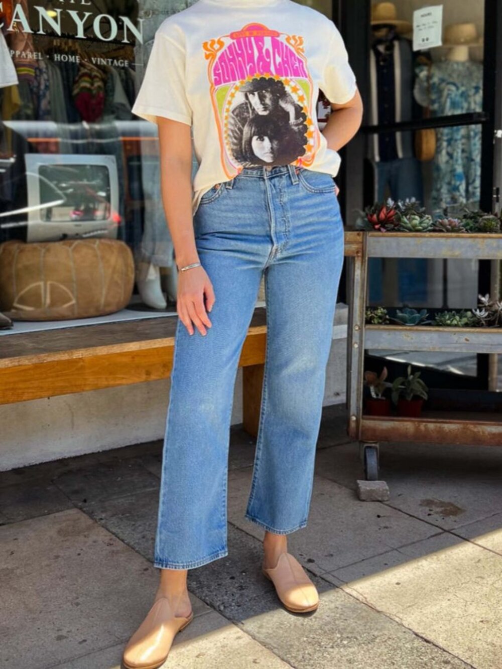 Levis Ribcage Straight Ankle Women's Jeans - In The Middle